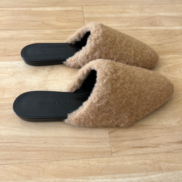 Jenni Kayne Shearling Mules in Natural - 37 🐻 - Picture 3 of 5